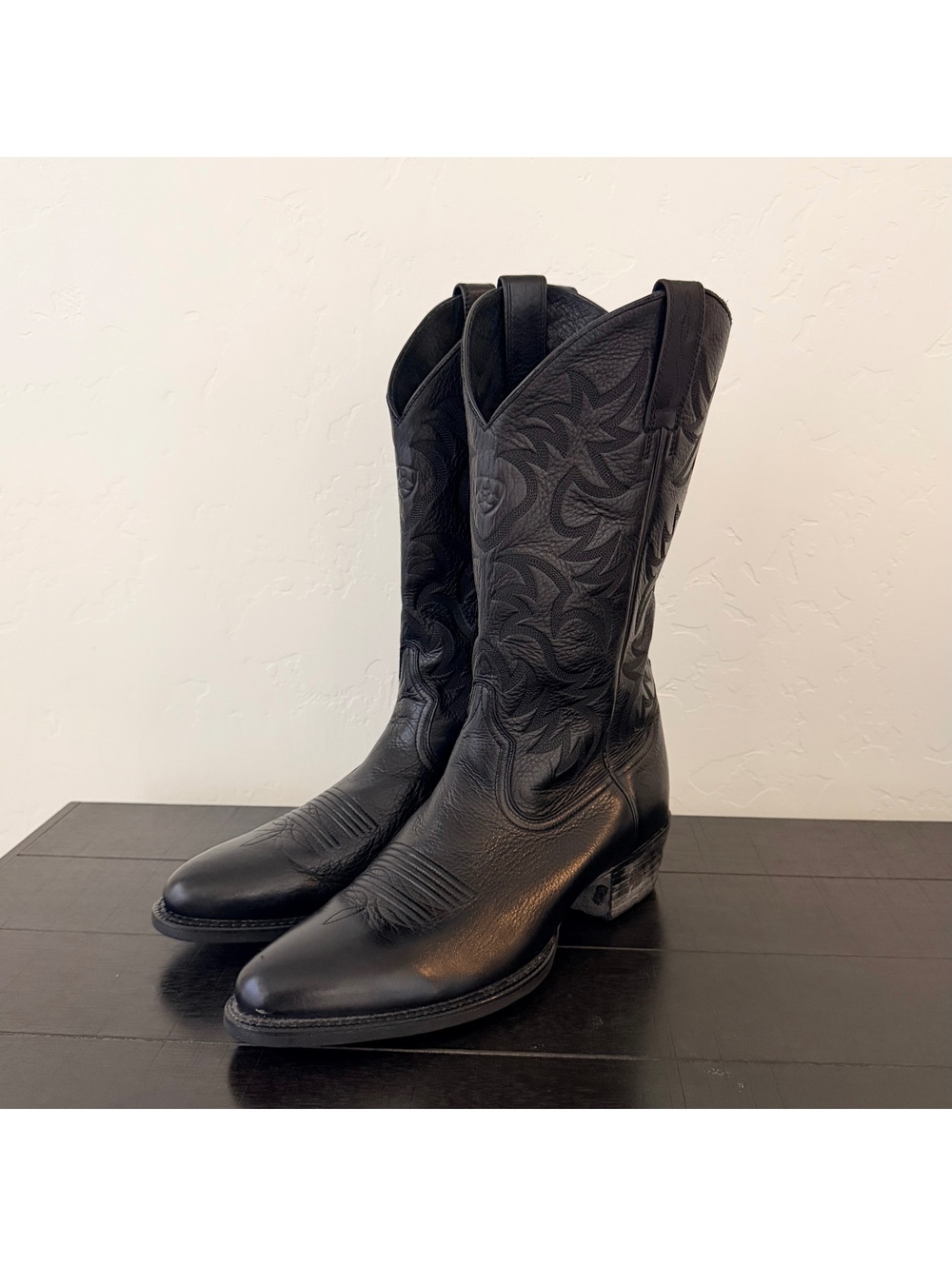 Ariat Men's Heritage Deertan Western Performance Boots Round Toe Sz 11.5 Black